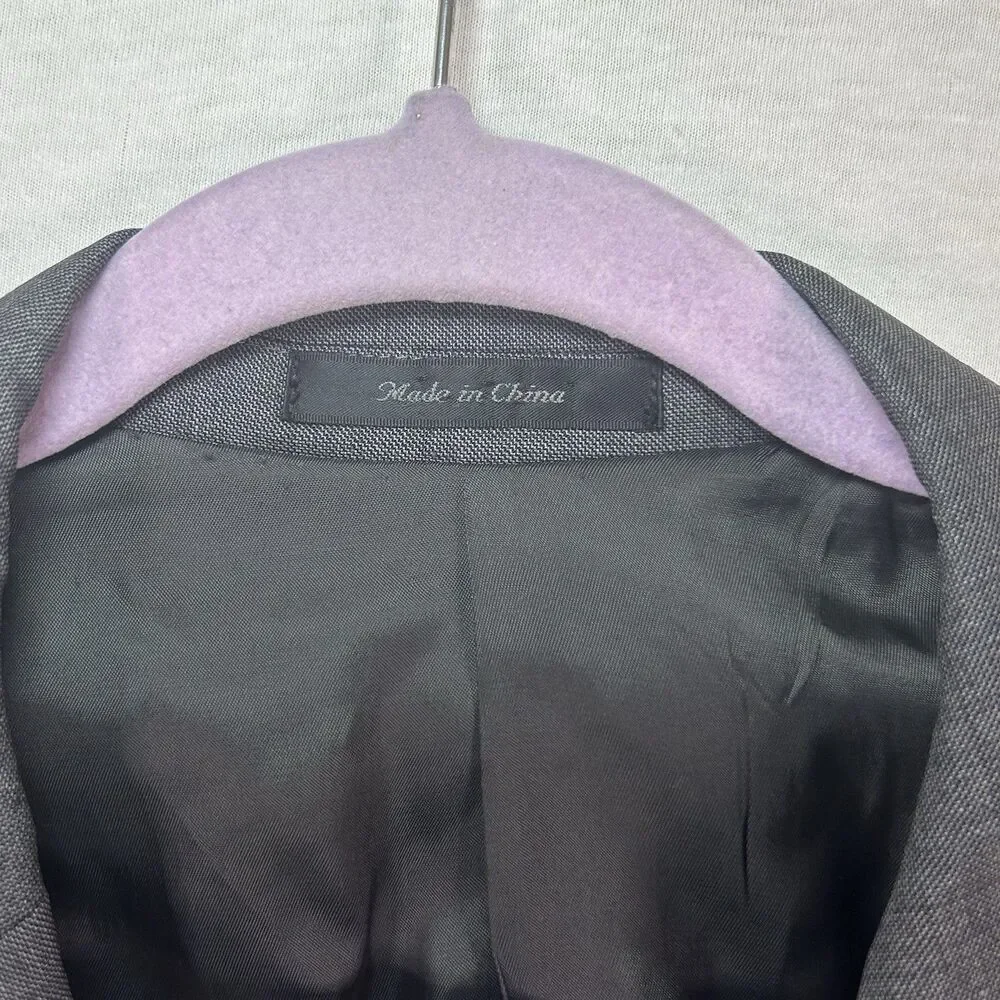Lauren Ralph Lauren Mens 100% Wool Blazer Sport coat Jacket Size 48R Gray